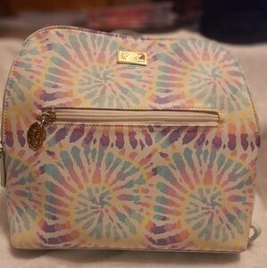 Betsy Johnson LB Luv Lillie Pastel Rainbow Small Tie Dye Backpack. 11"x11"x4"